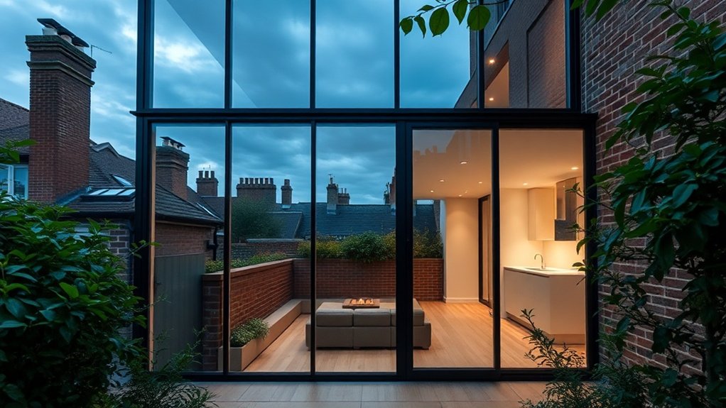 Glass Extension Walls Stratford